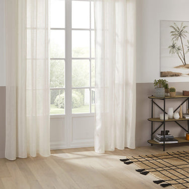 ALLA – Let gardin i hørblanding, beige - EasyGardin