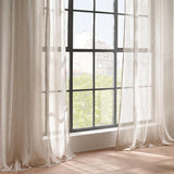 FRED – Let gardin i hørlook, beige - EasyGardin