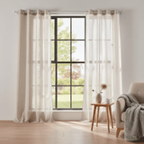 FRED – Let gardin i hørlook, beige - EasyGardin