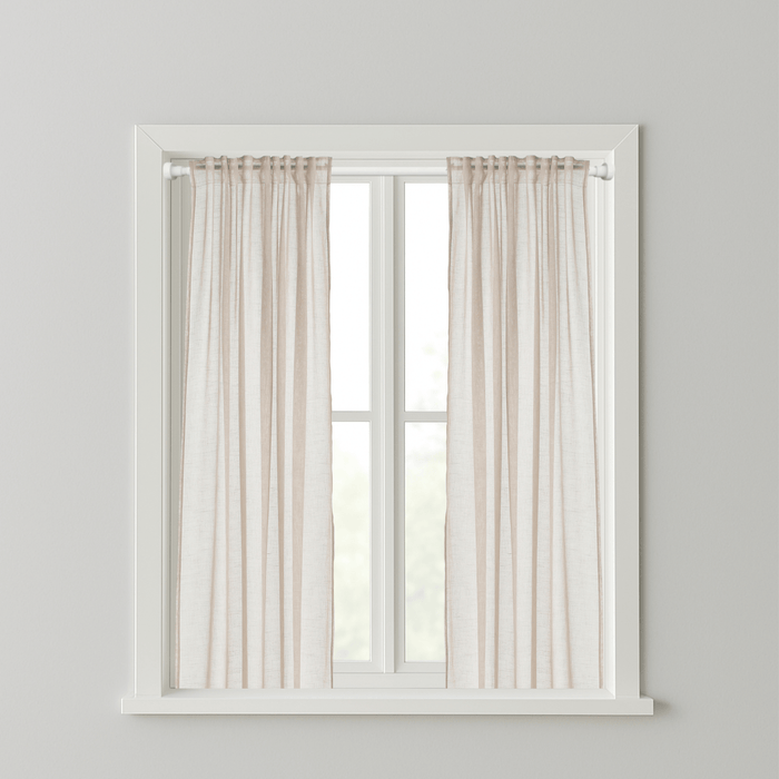 Curtain rod without drilling, 50-80 cm. – gardinstang til lejebolig