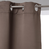NARA – 2 stk. Mørklægningsgardiner, taupe brun - EasyGardin