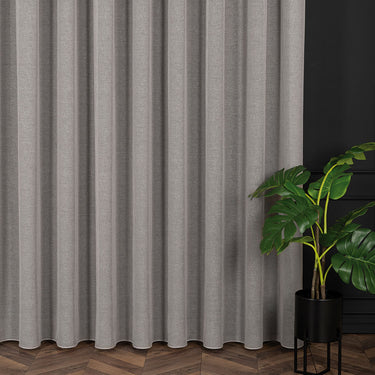 PETRA - Linen curtain, grey
