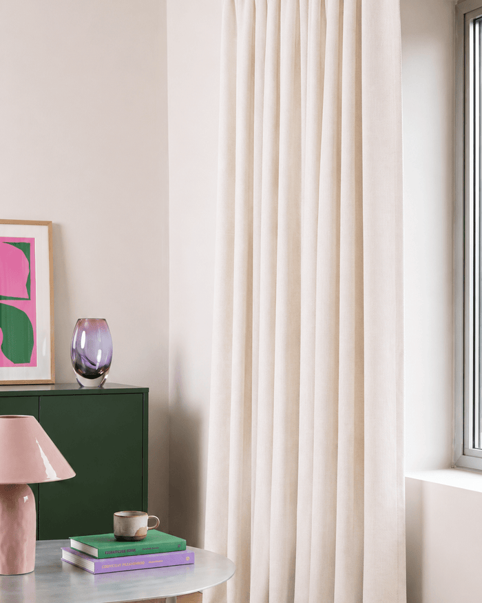 CYRUS - Dimming wave curtain, Beige – wavegardin