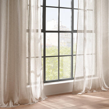 FRED – Let gardin i hørlook, beige - EasyGardin