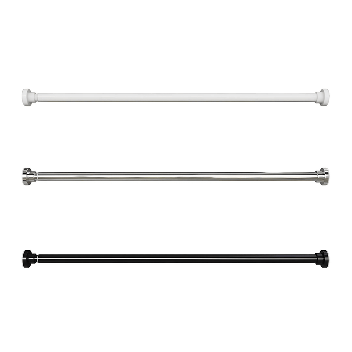 Curtain rod without drilling, 140-260 cm. – gardinstang til lejebolig