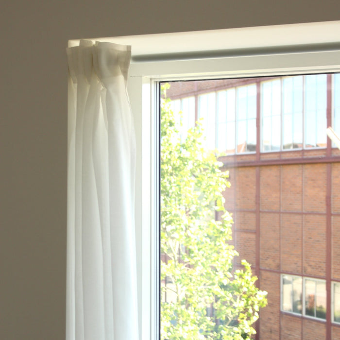 Curtain rod without drilling, 110-200 cm. – gardinstang til lejebolig