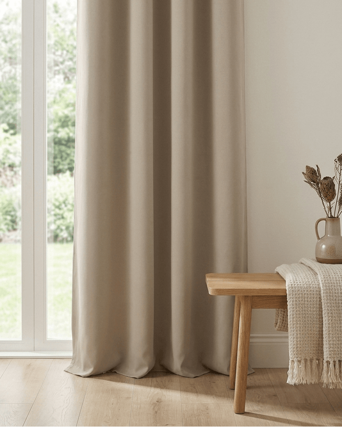 ODELIE - Blackout Curtain, Latte Beige – mørklægningsgardin