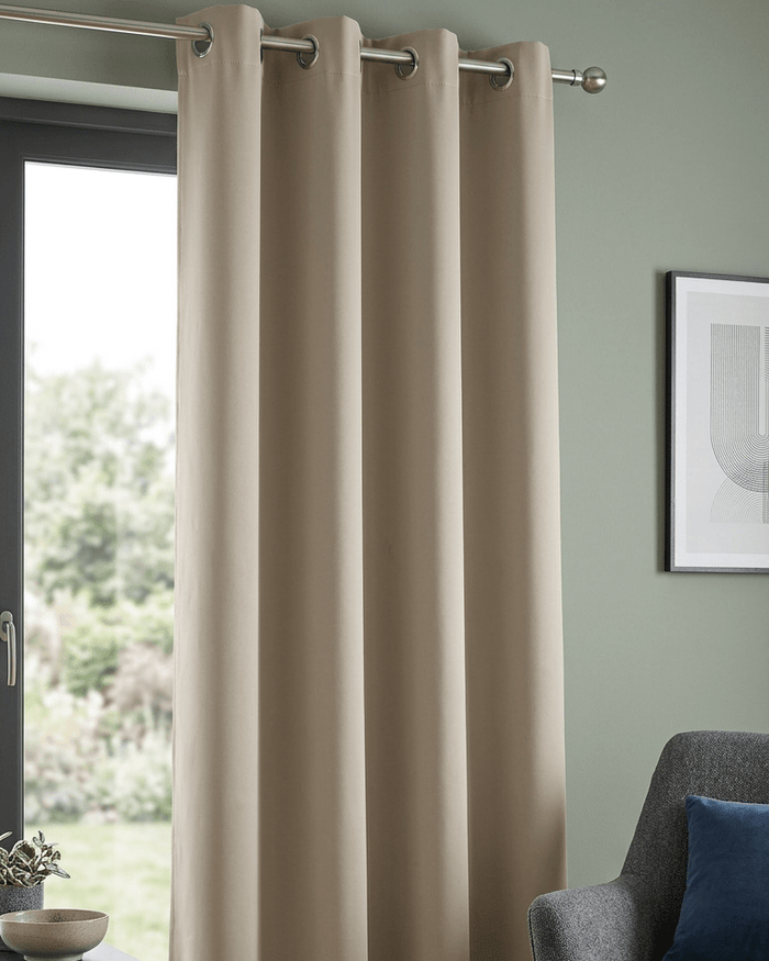 ODELIE - Blackout Curtain, Latte Beige – mørklægningsgardin