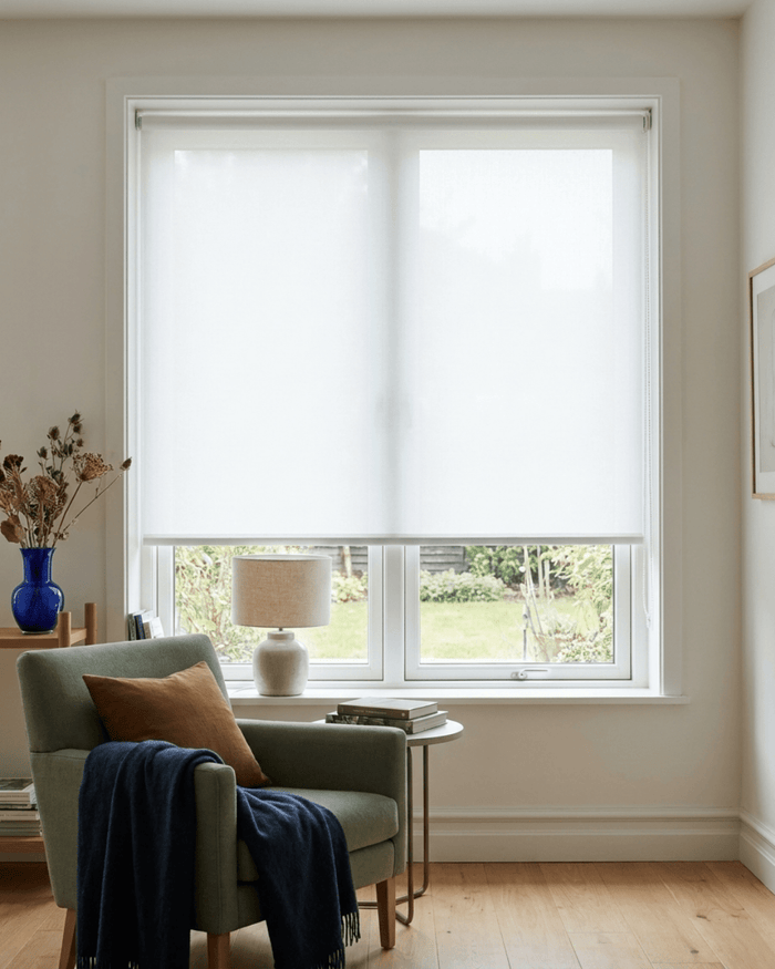 Roller blind without drilling, blackout – rullegardin uden boring