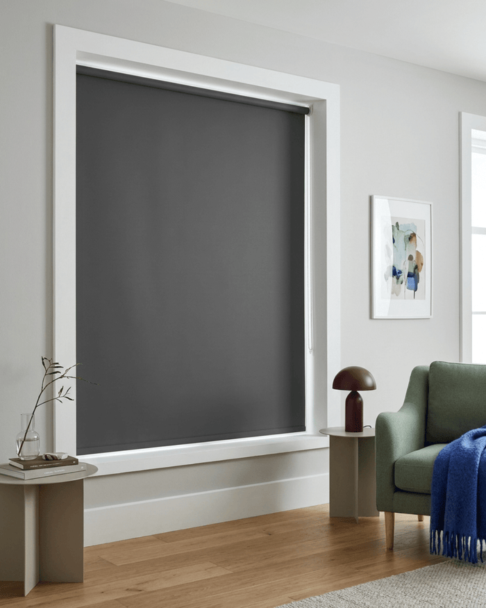 Roller blind without drilling, blackout – rullegardin uden boring